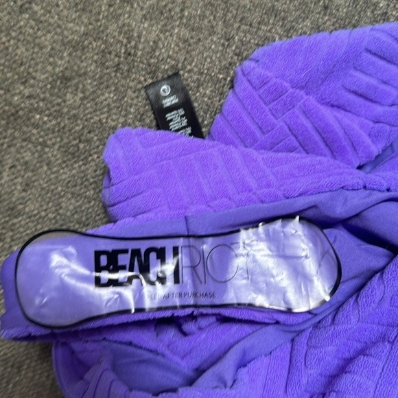 Beach RiotCeline Cutout One-Shoulder One-PieceSwimsuit Purple Ultra Violet - Picture 10 of 10